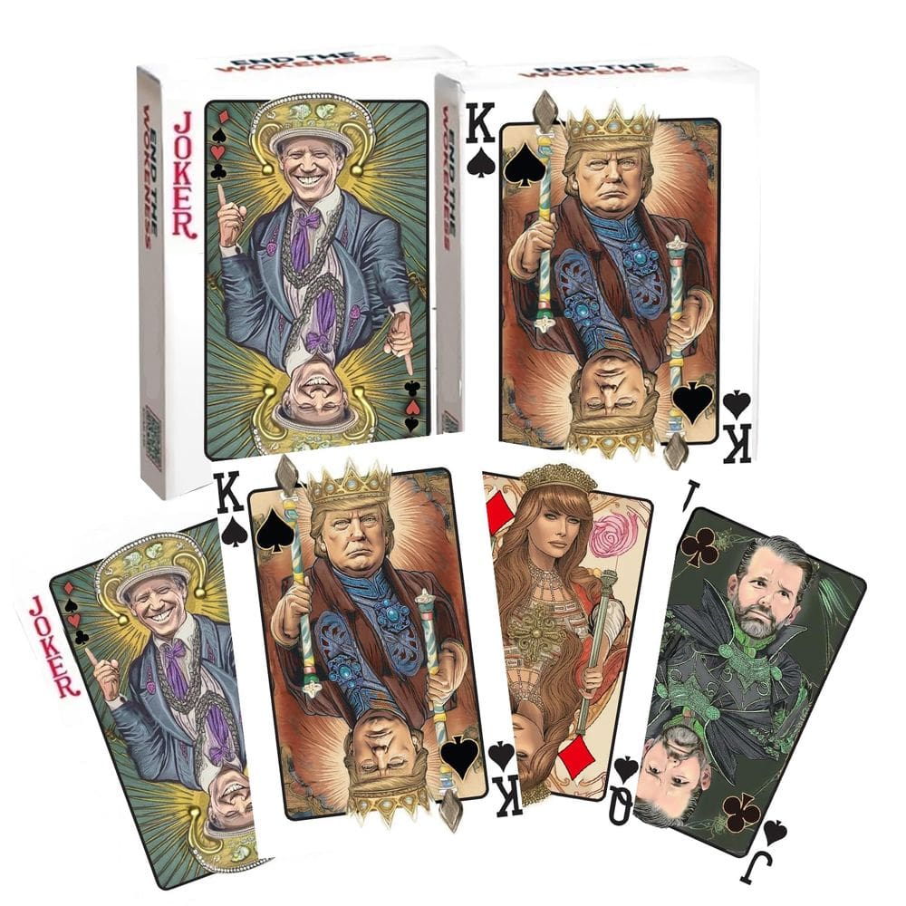 Conjunto de cartas Trump Poker Premium Family com 54 cartas