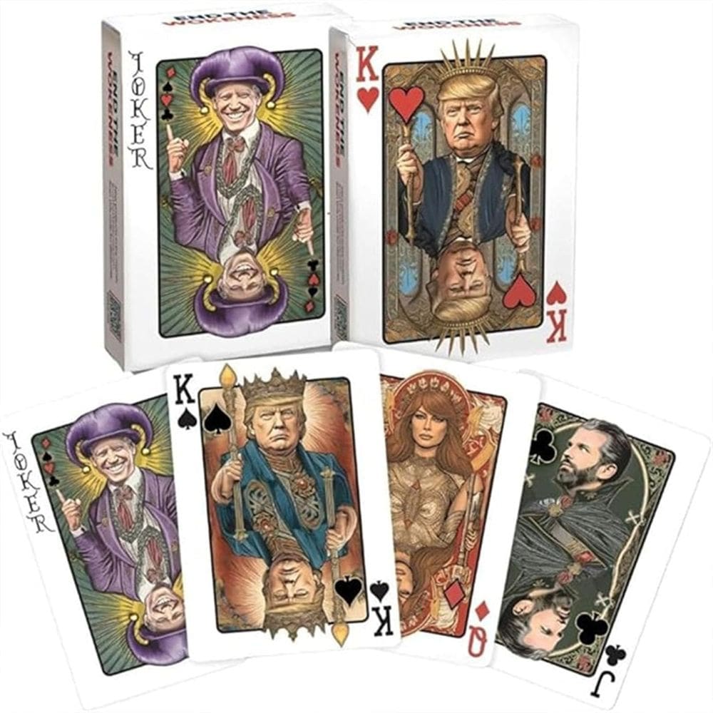 Cartas de baralho Trump Premium Family Poker com Joker 54 cartas