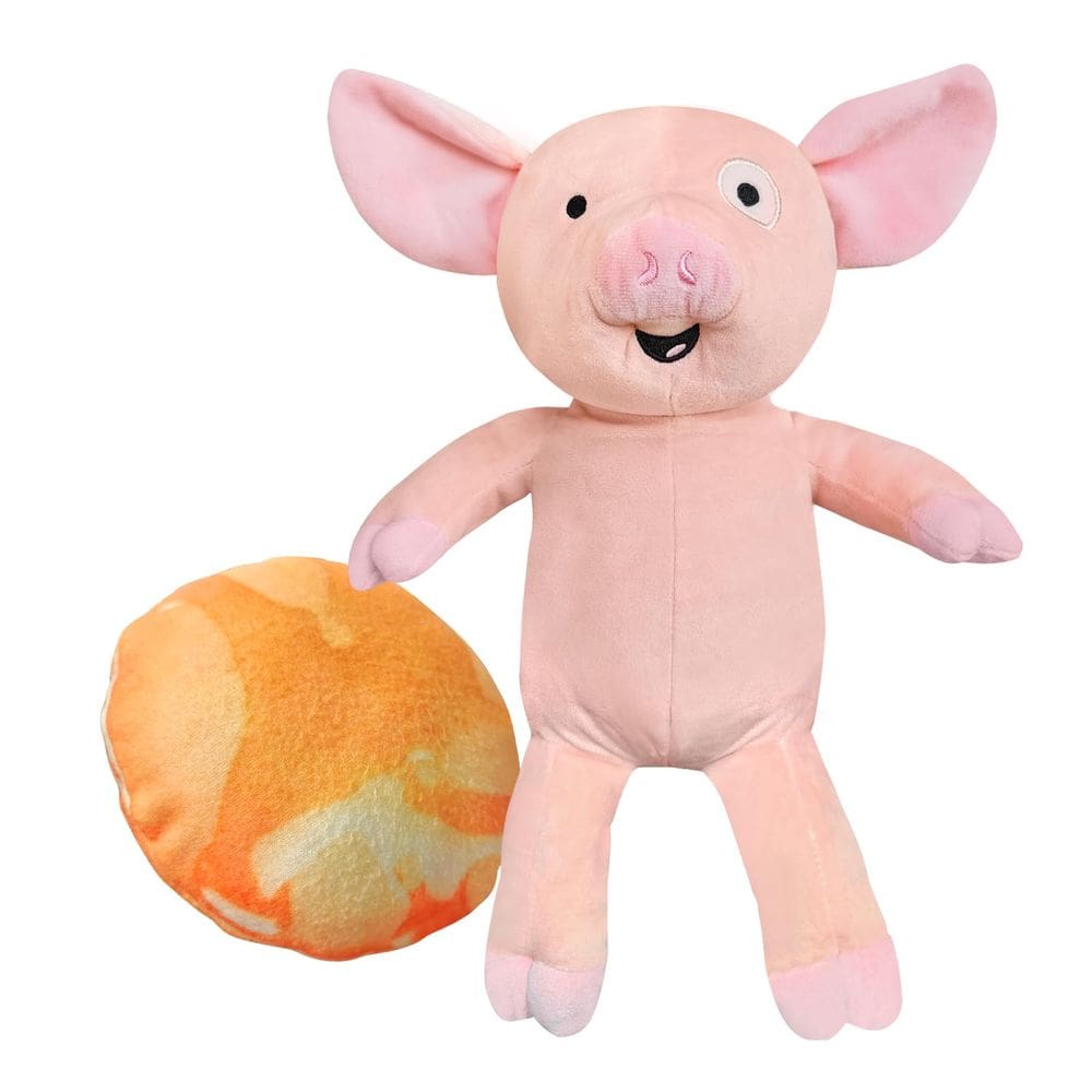 Brinquedo de pelúcia Dê a um porco uma panqueca, 2 peças para estudantes e crianças