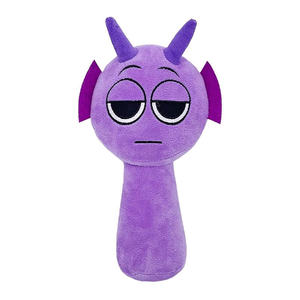 Almofada Sprunki de pelúcia recheada para decoração de quarto de fãs de jogos de terror