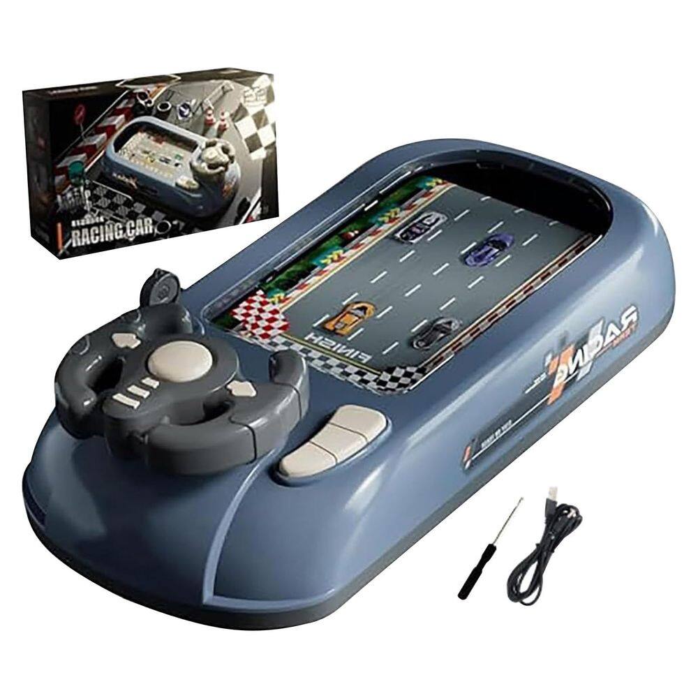 Brinquedo de volante Racing Adventure Car para crianças preto