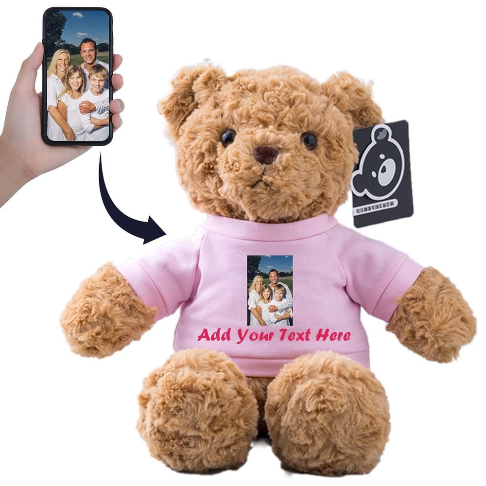 Brinquedo de pelúcia de urso de pelúcia personalizado 33 cm