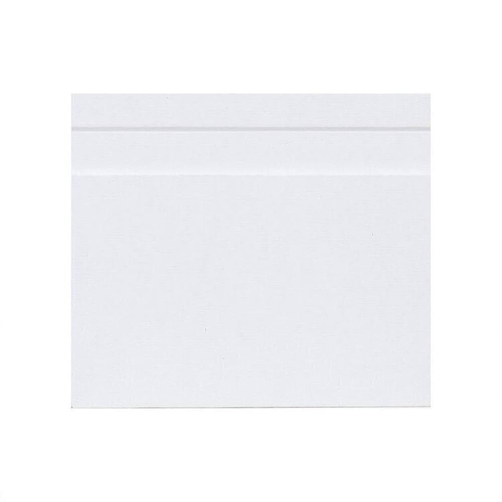 Kit com 24 Rodapé Mdf 15cm X 10cm Suprema Branco