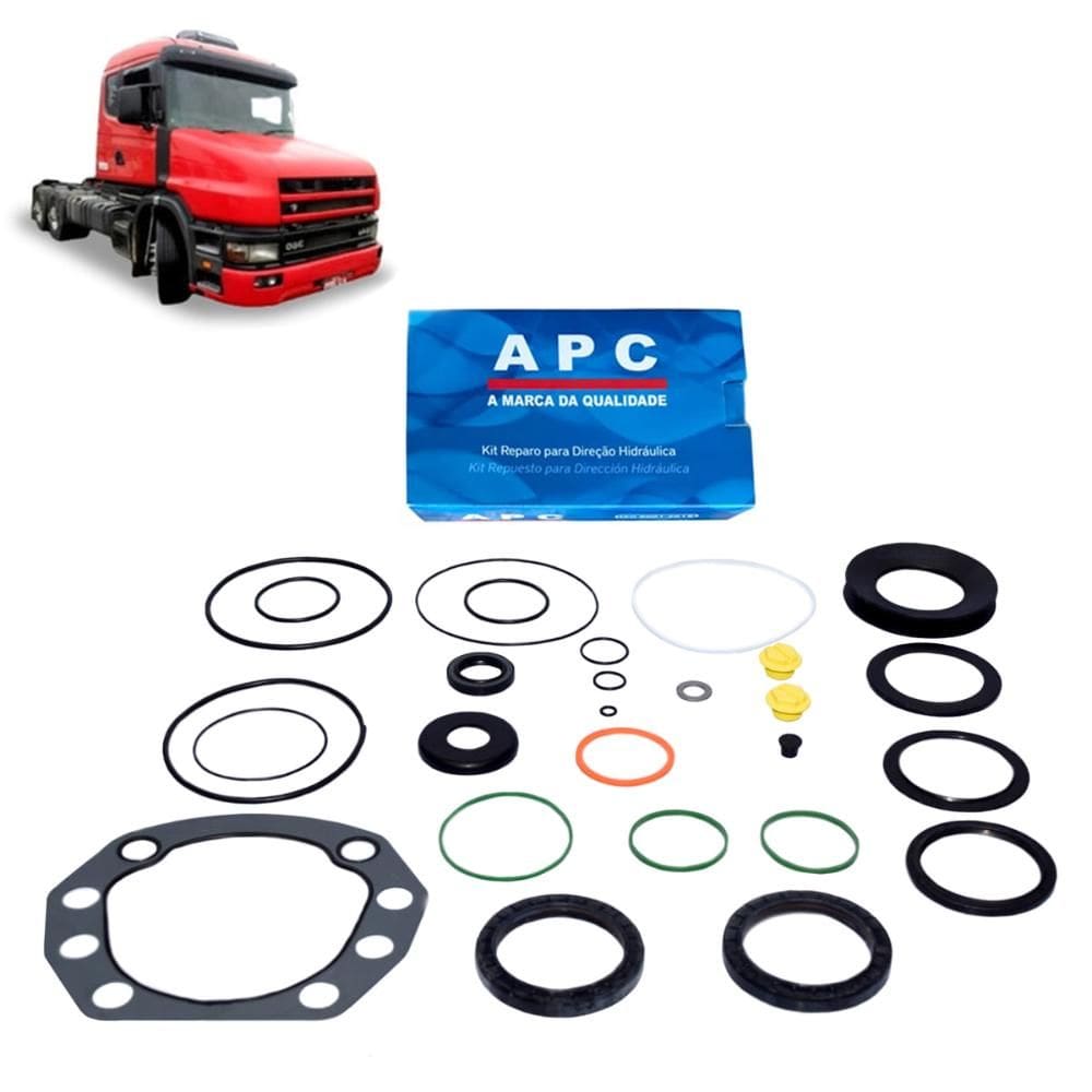 Reparo Caixa De Direção Hidráulica Scania P94, T 114, R114
