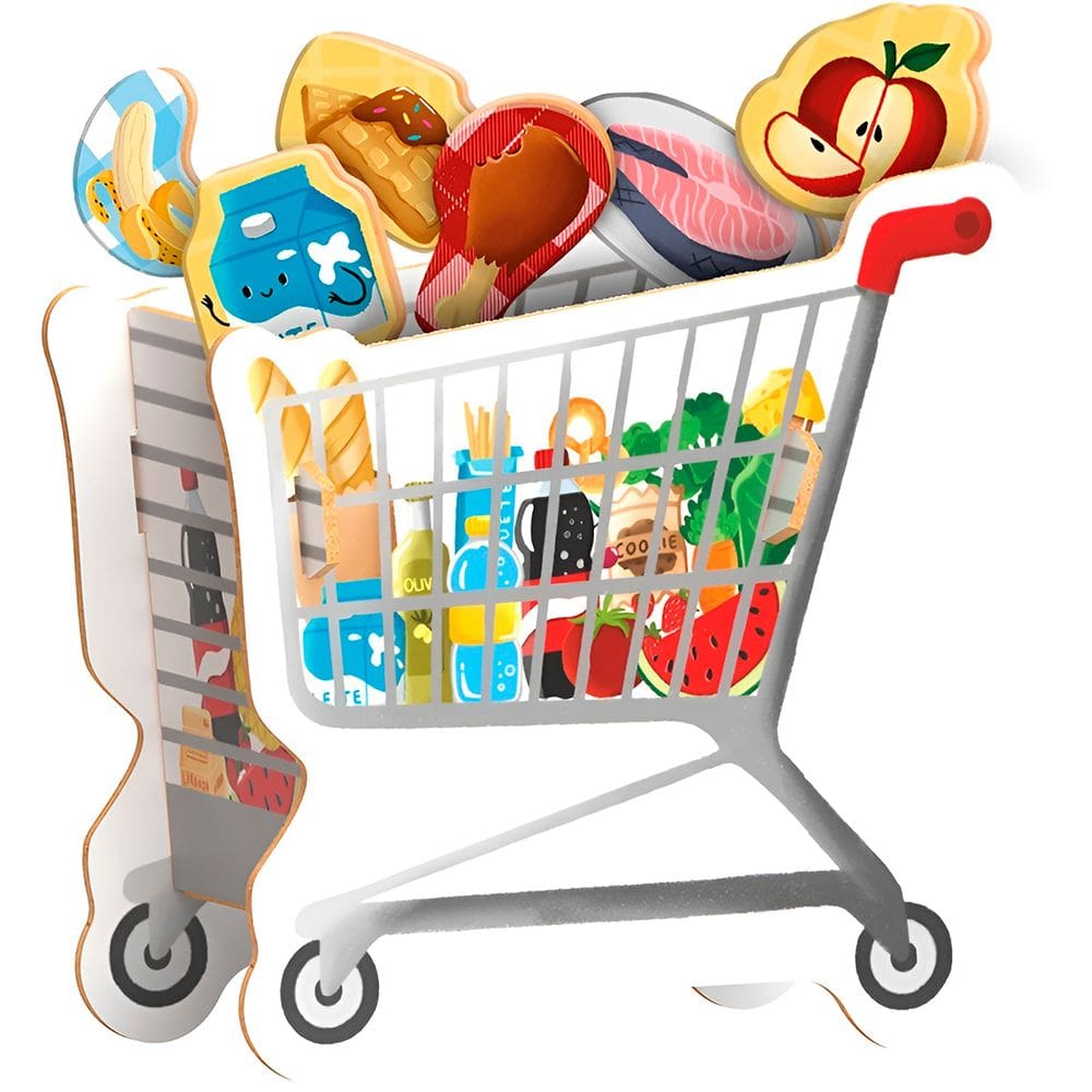 Brinquedo Encaixe e Educativo MDF Hora Do Lanche Aprendizado