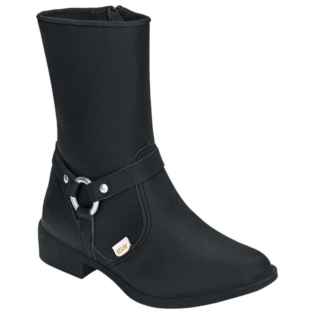 Bota Montaria Infantil Feminina Kidy 070-0055 Preta