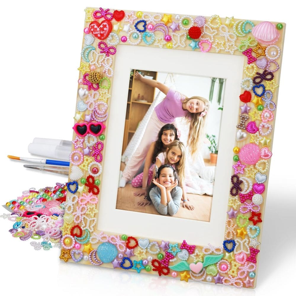 Porta-retratos Craft Kit DriyWLD DIY para crianças de 6 a 12 anos
