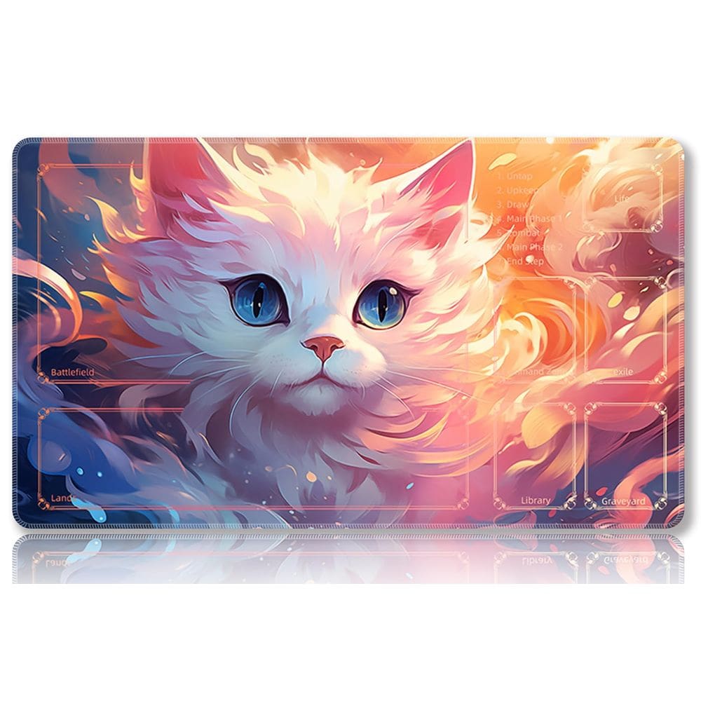 Playmat Mipikel para MTG com zonas de 24 x 14 polegadas com sacos de armazenamento