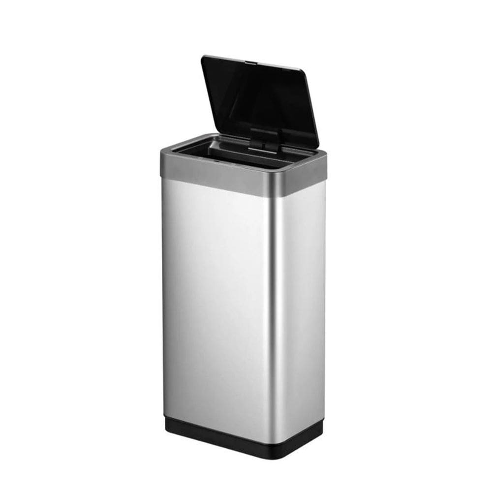 Lixeira Automática Retangular 50 Litros com Sensor em Aço Inox