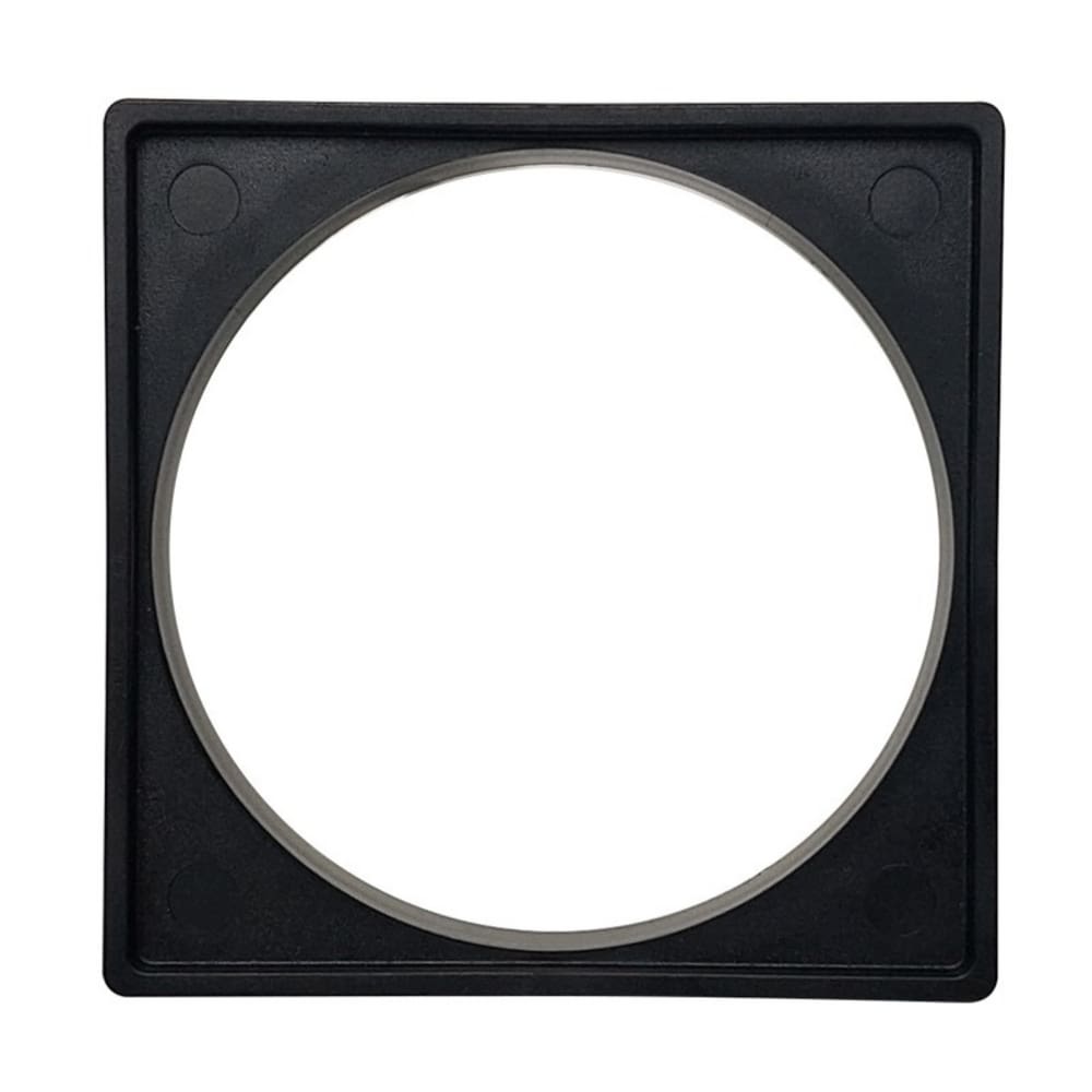 PORTA GRELHA 10x10 ABS PRETO PARA RALO QUADRADO CAIXILHO BOX