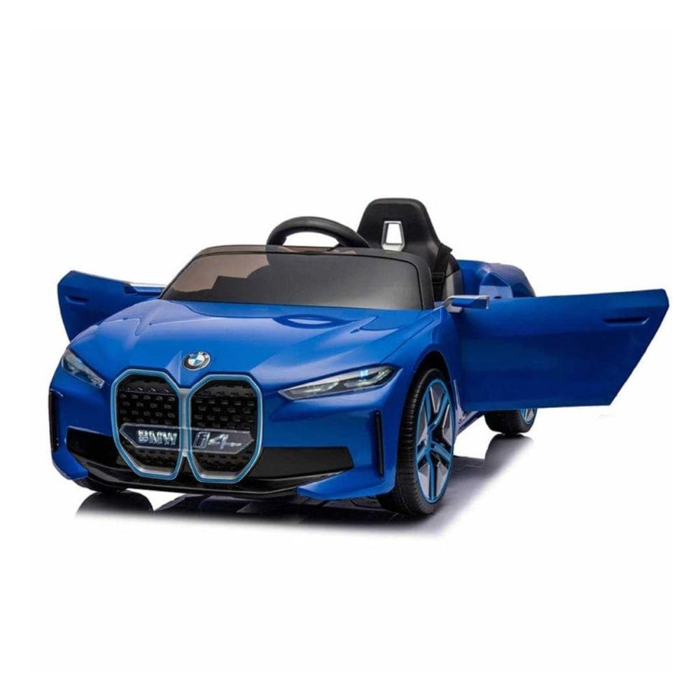 Carro Elétrico Infantil Bmw I4 Azul 12V Com Controle Remoto