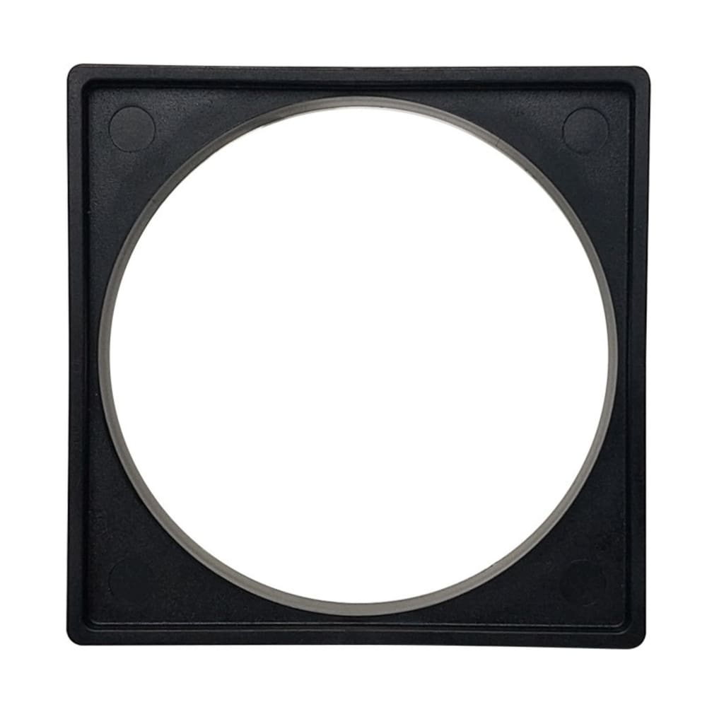 PORTA GRELHA 15x15 ABS PRETO PARA RALO QUADRADO CAIXILHO BOX
