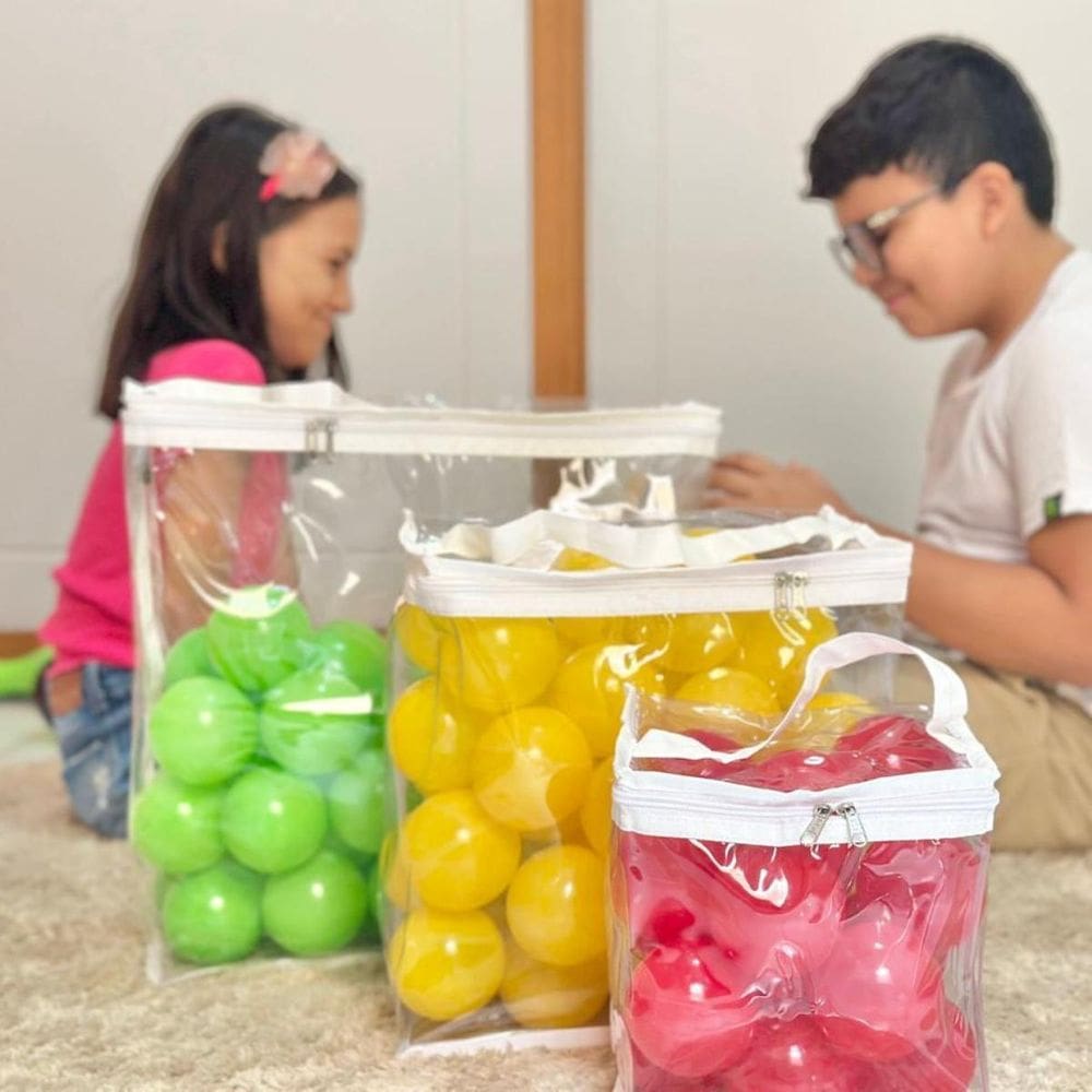 Bolsa Dobrável Organizadora Para Bonecas Tam M Cor Rosa Pink