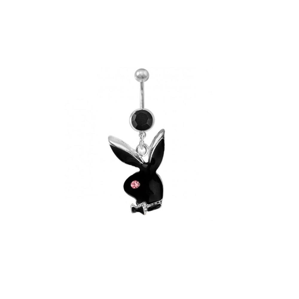 Piercing Umbigo Coelhinho Playboy Aço Cirúrgico