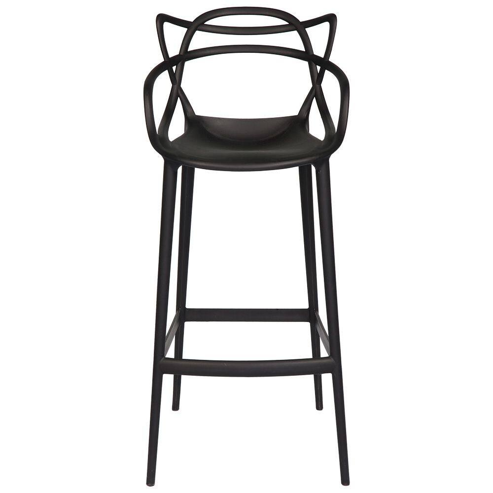 Banqueta Masters Allegra Pretas Média 66cm
