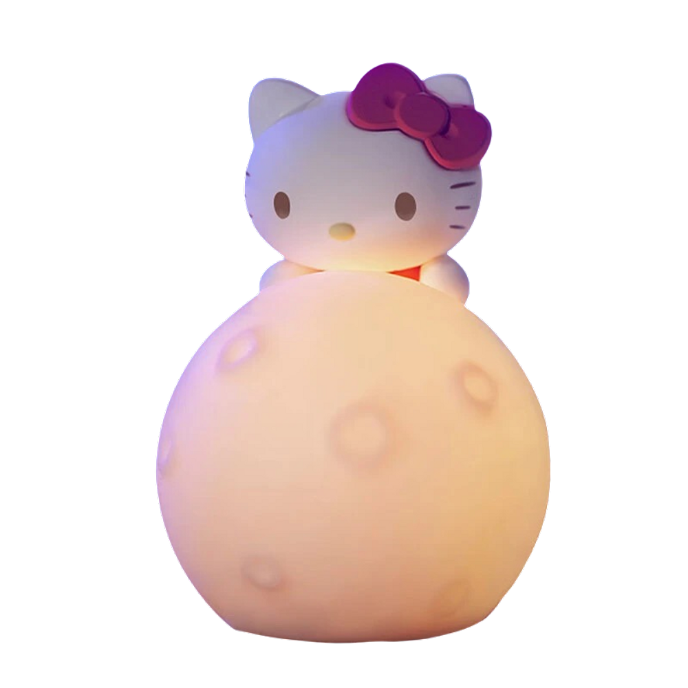 Ornamentos de brinquedo Night Light Planet Design Hello Kitty