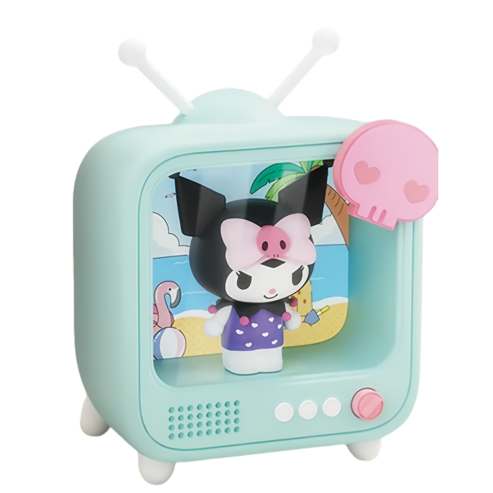 Ornamentos de brinquedo Night Light Sanrio Kuromi Anime Design