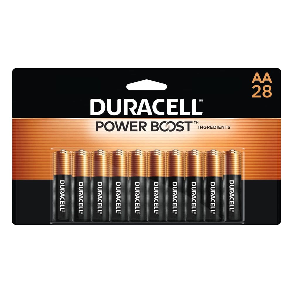 Bateria Duracell Coppertop AA, pacote de 28 unidades, alcalina