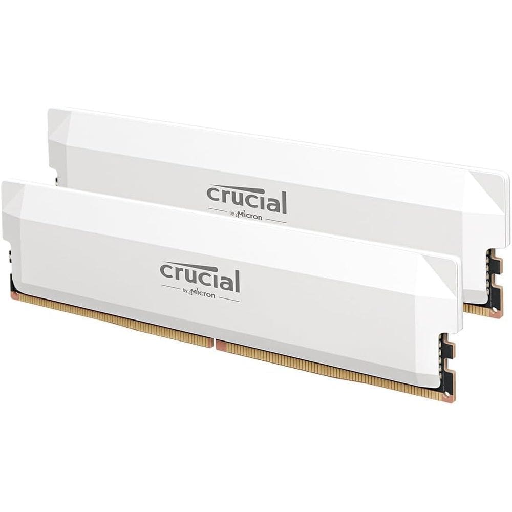 Kit RAM Crucial Pro DDR5 de 32 GB (2x16 GB) 6400 MHz CL38 branco