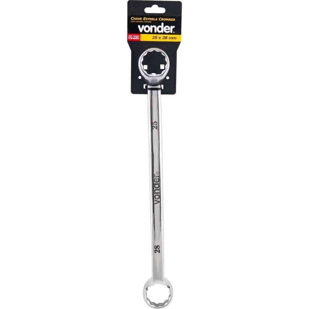 Chave Estrela 12X13Mm Cromo Vanádio Cromada Cartela Vonder