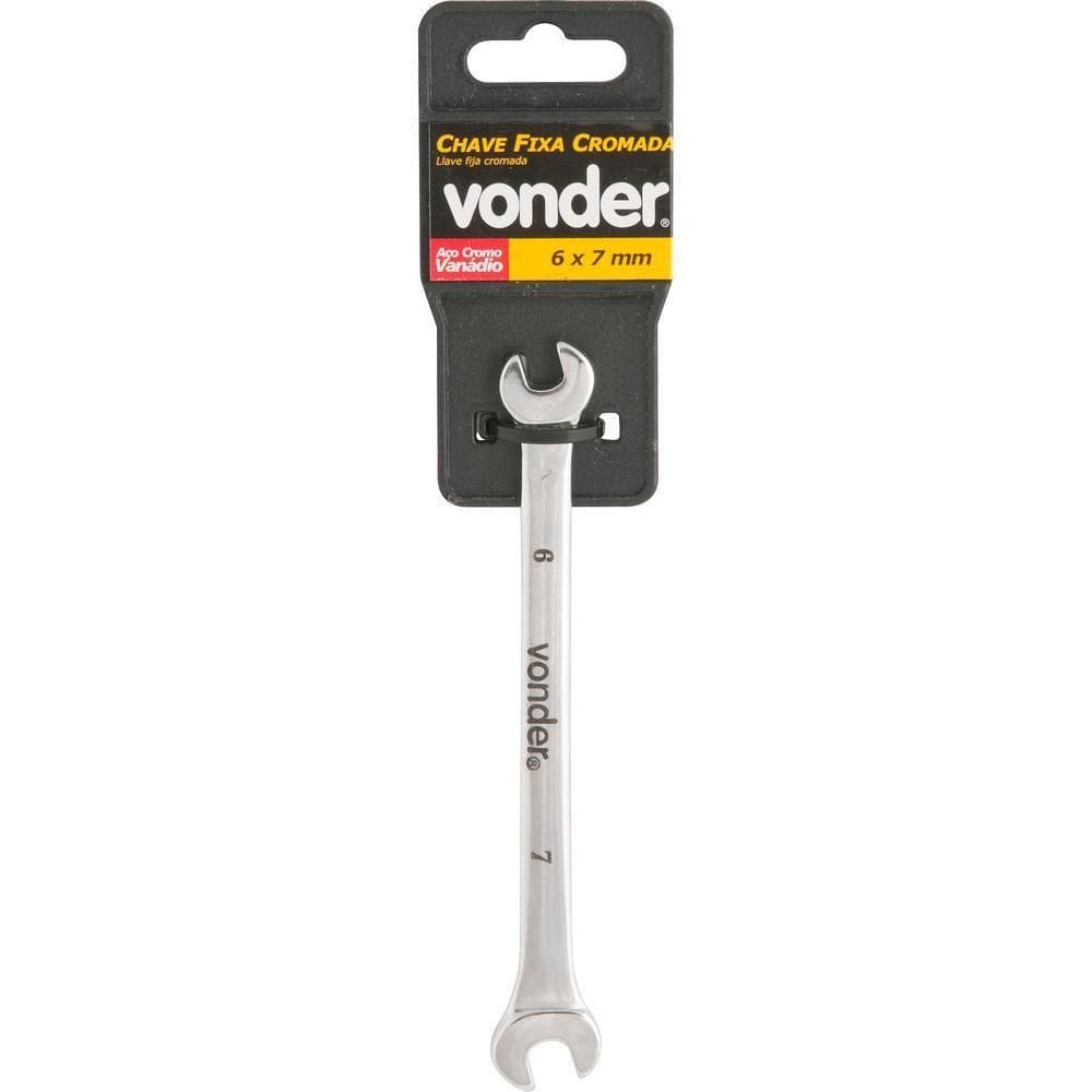 Chave Fixa 16X17Mm Cromo Vanádio Cromada Cartela Vonder