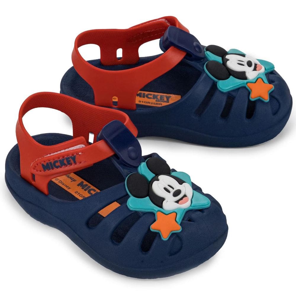 Babuche Bebê Disney Mickey Magic Menino - Azul