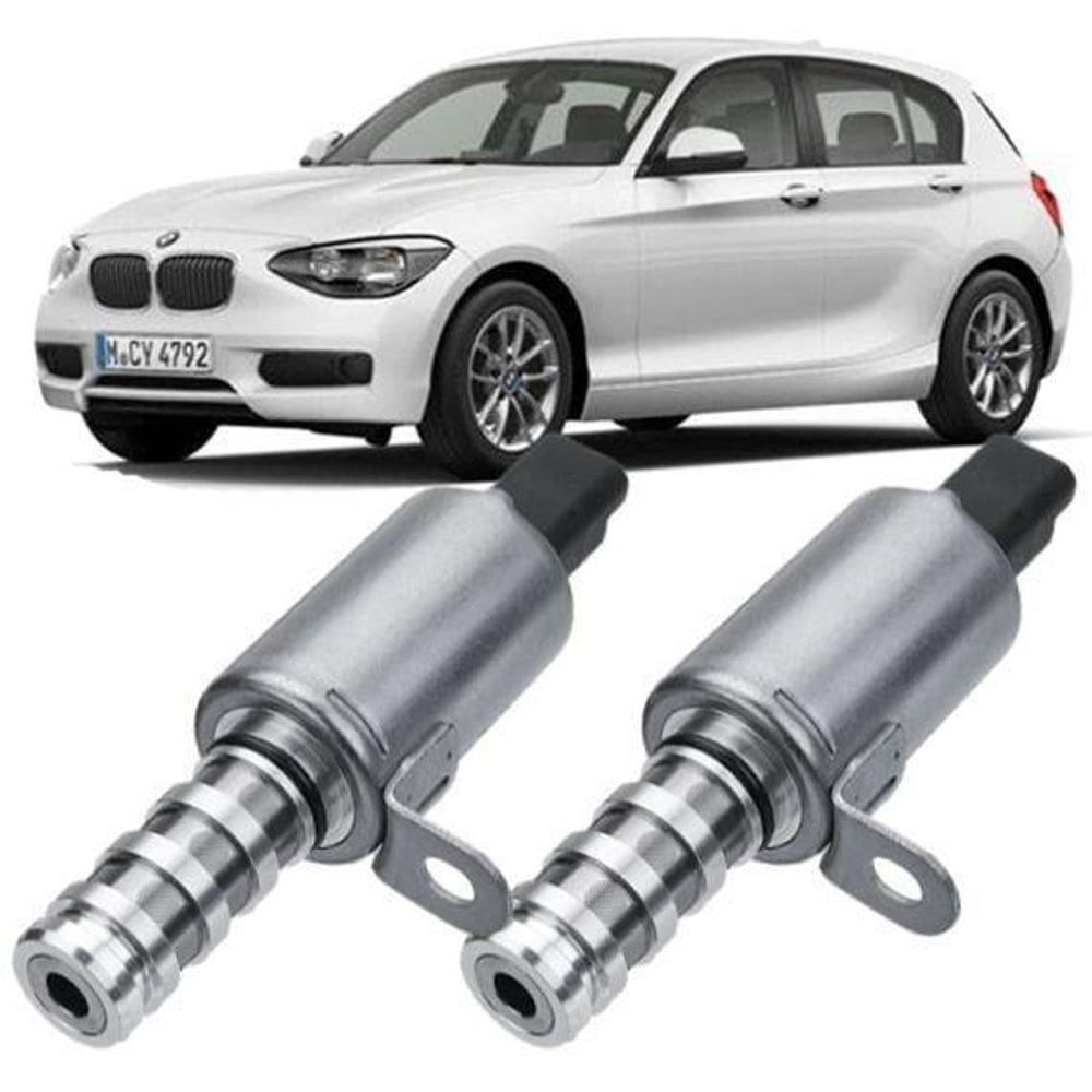 Par Valvula Solenoide Pressao Oleo Vvti Bmw 118I Mini Cooper