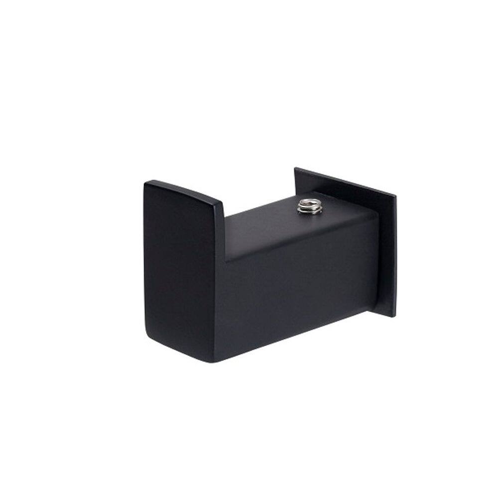Cabide de Parede Banheiro 4,5cm em Aço Inox Black Matte Preto Fosco Stainless