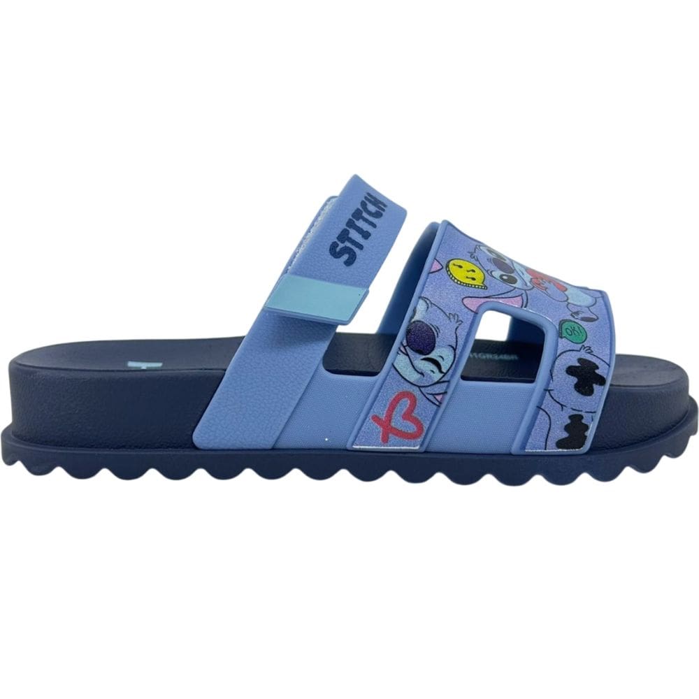 Chinelo Infantil Menina Birken Slide Casual Dia a Dia Passeio Escola Disney Grendene Kids 23296