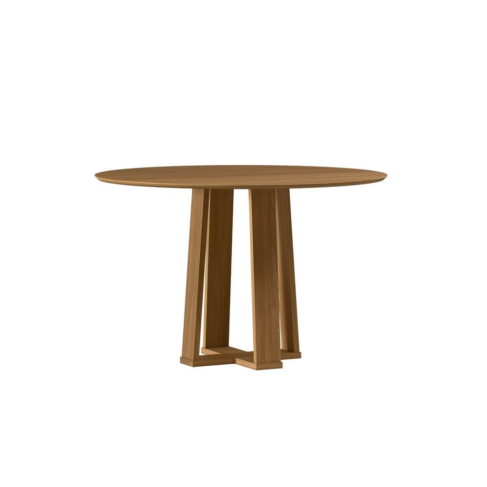 Mesa de Jantar Isabela 120x120m com Tampo MDF Ype - New Ceval