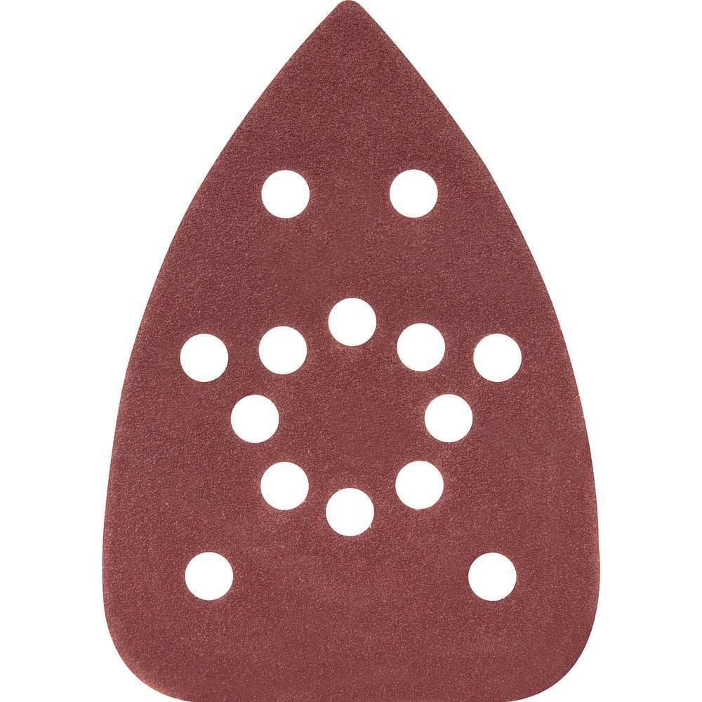 Lixa Delta Com Costado Pluma 140X140X93Mm G80 10 Pçs Vonder