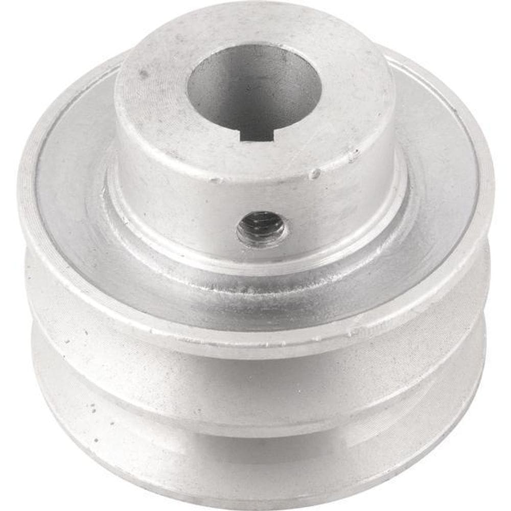 Polia Alumínio 2 Canais Perfil A 70Mm Com Furo 3/4 Vonder