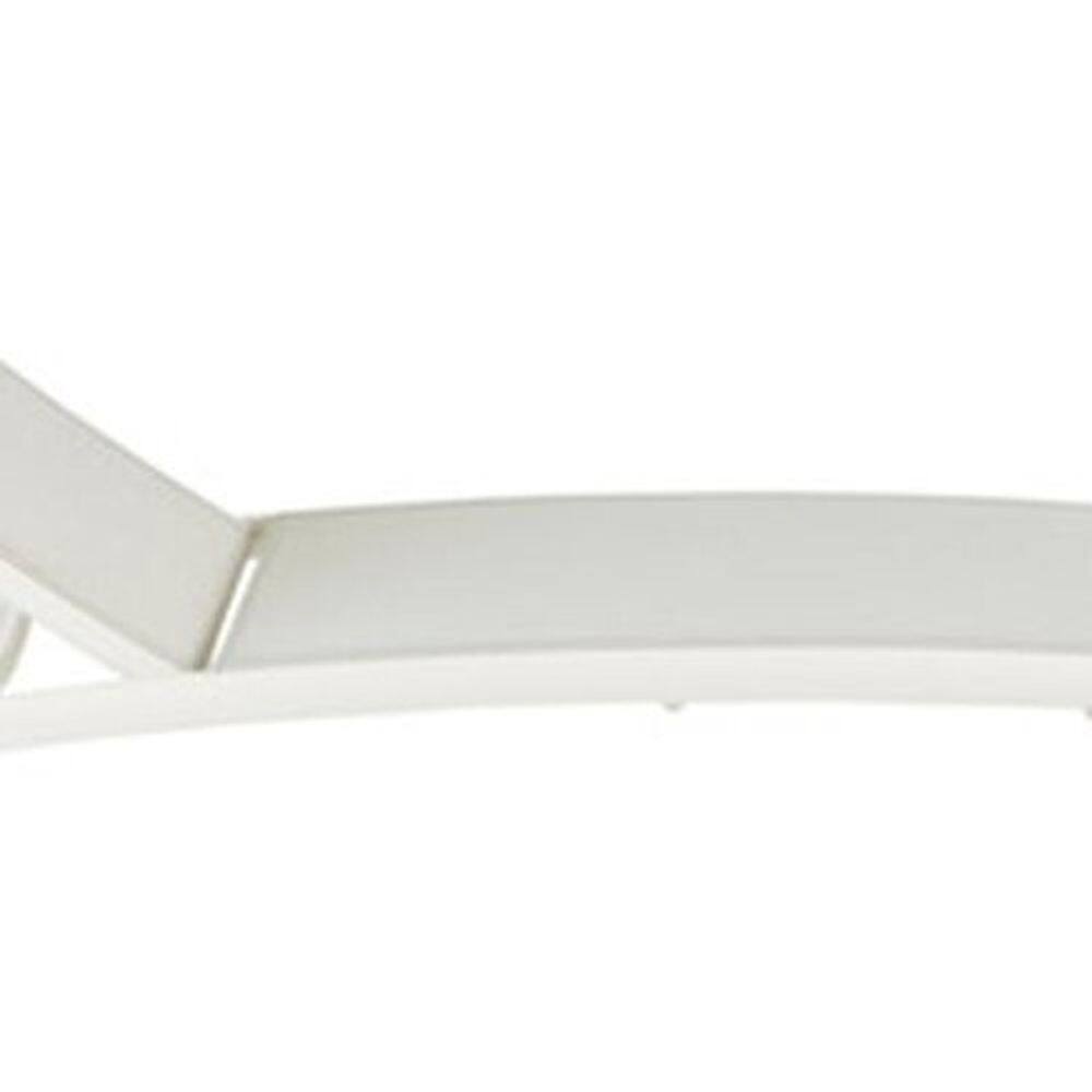 Espreguicadeira Branca Aluminio 4 Posicoes 95x63x207 Cm