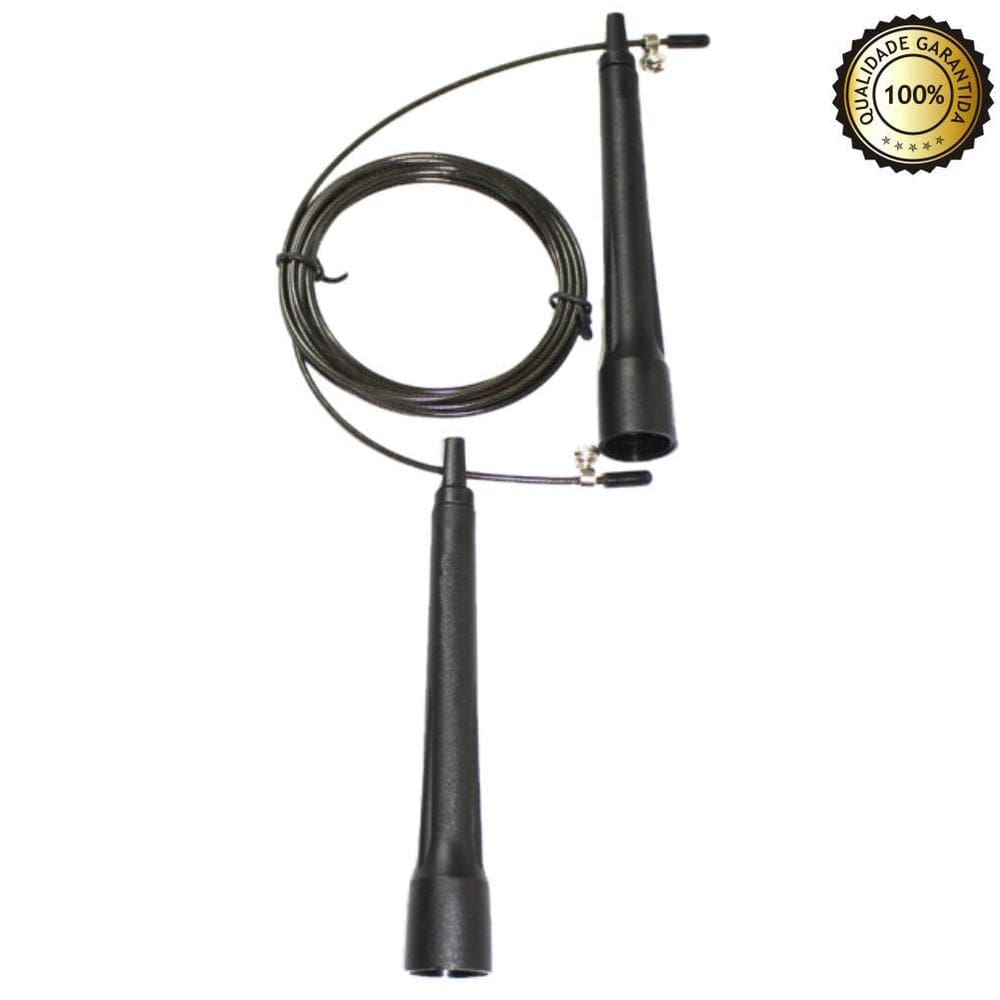 Corda De Pular Cabo Aço Speed Rope 2 Rolamentos Cros