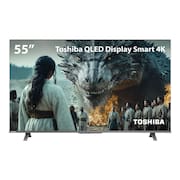 Smart TV QLED 55 4K Toshiba Google TV 3HDMI 2USB Wi-Fi