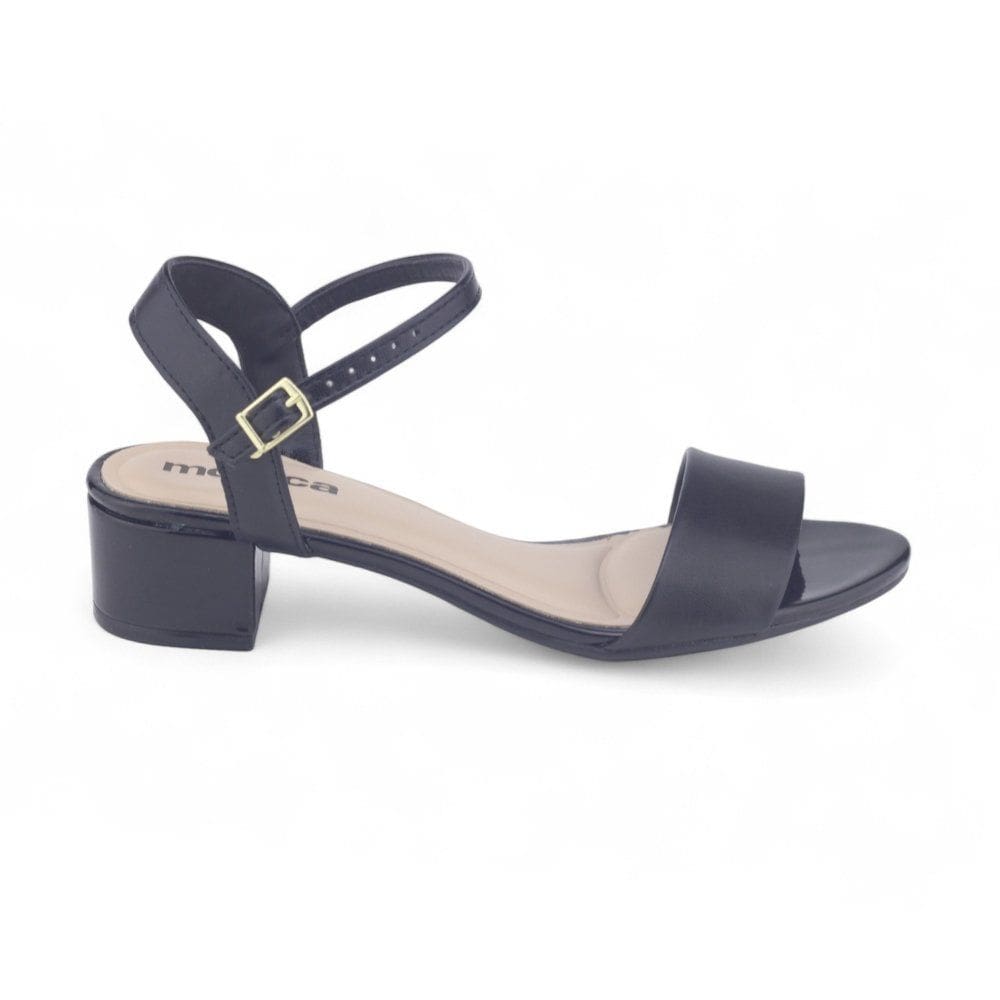 Sandália Feminina Moleca Turim 5259.805 salto bloco Baixo
