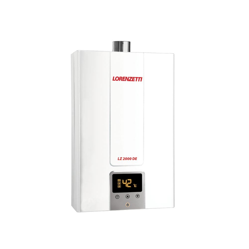 Aquecedor de Água a Gás Natural Lorenzetti Branco Lz 2000de-b Gn