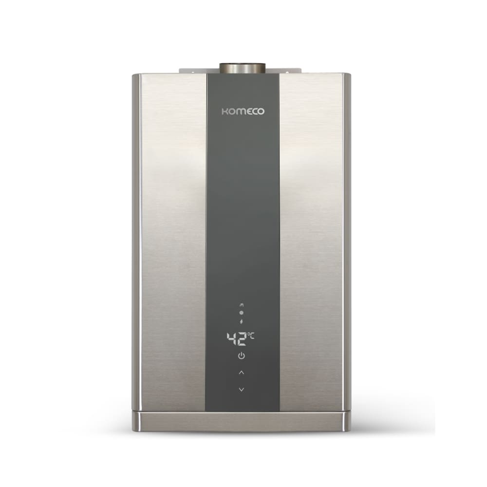 Aquecedor de Agua a Gas Natural Komeco Cinza Ko 16di G2 Digital 1cfgn4 Bivolt