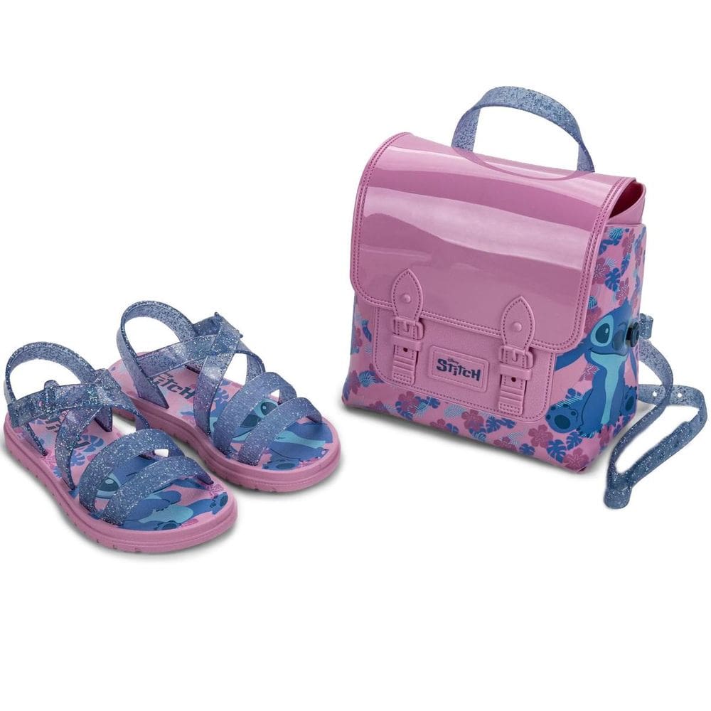 Papete Infantil Stitch Sweet Bag Menina - Rosa