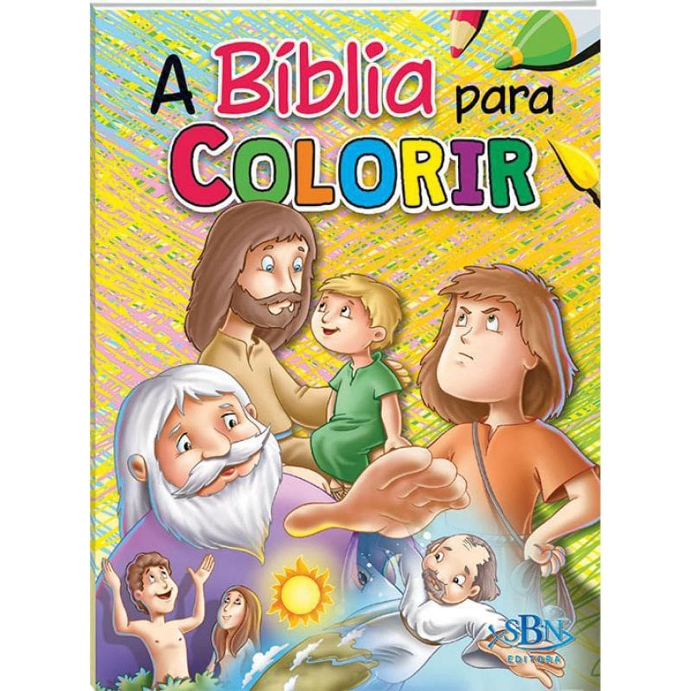 Livro Bíblia Para Colorir, A