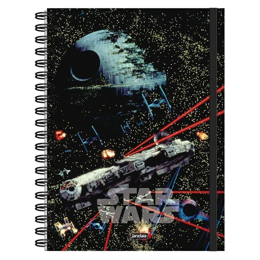 Caderno Neo Univ 1 Matéria 90G 80Fls Star Wars Jandaia
