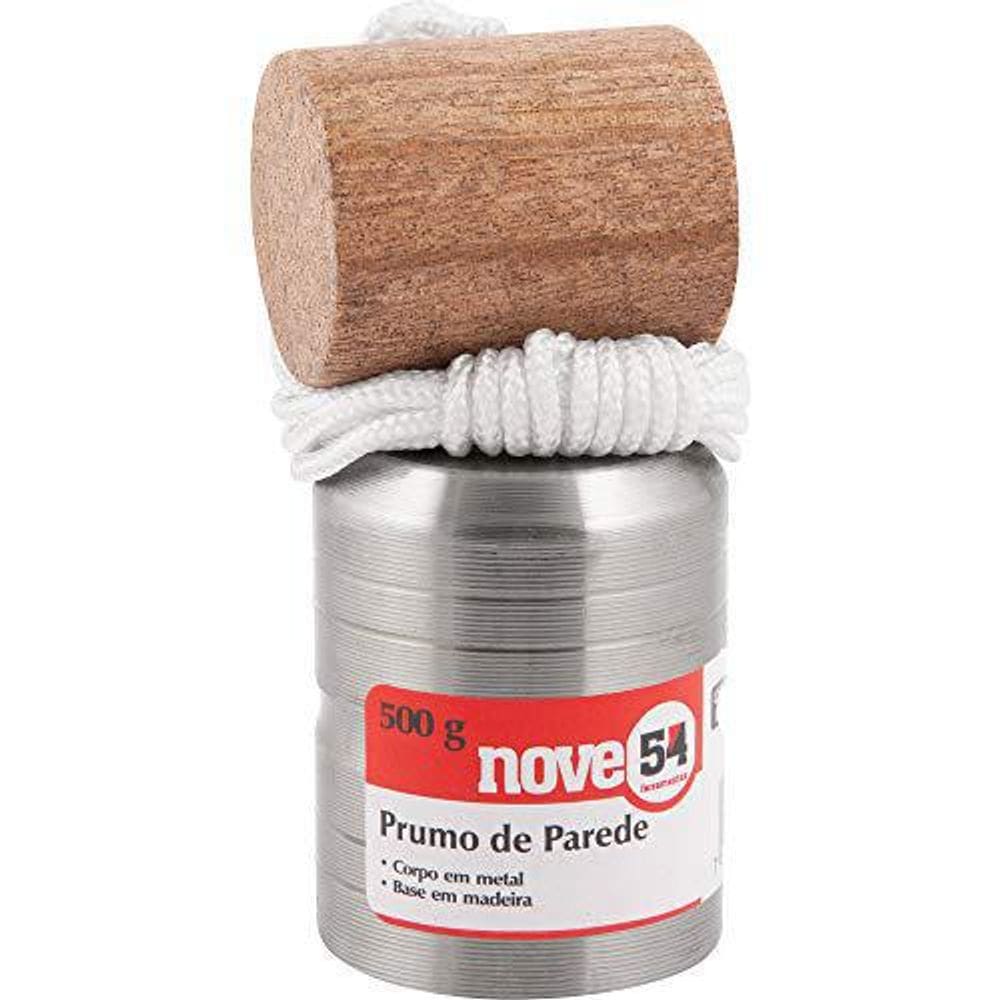 Prumo De Metal Para Parede, 500 G, Nove54