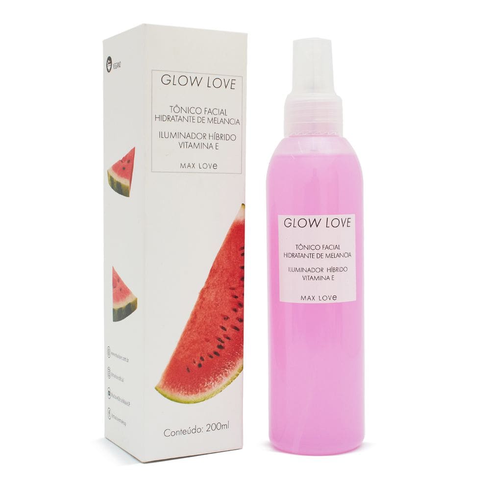 Tônico Facial Hidratante Glow Love Melancia Max Love
