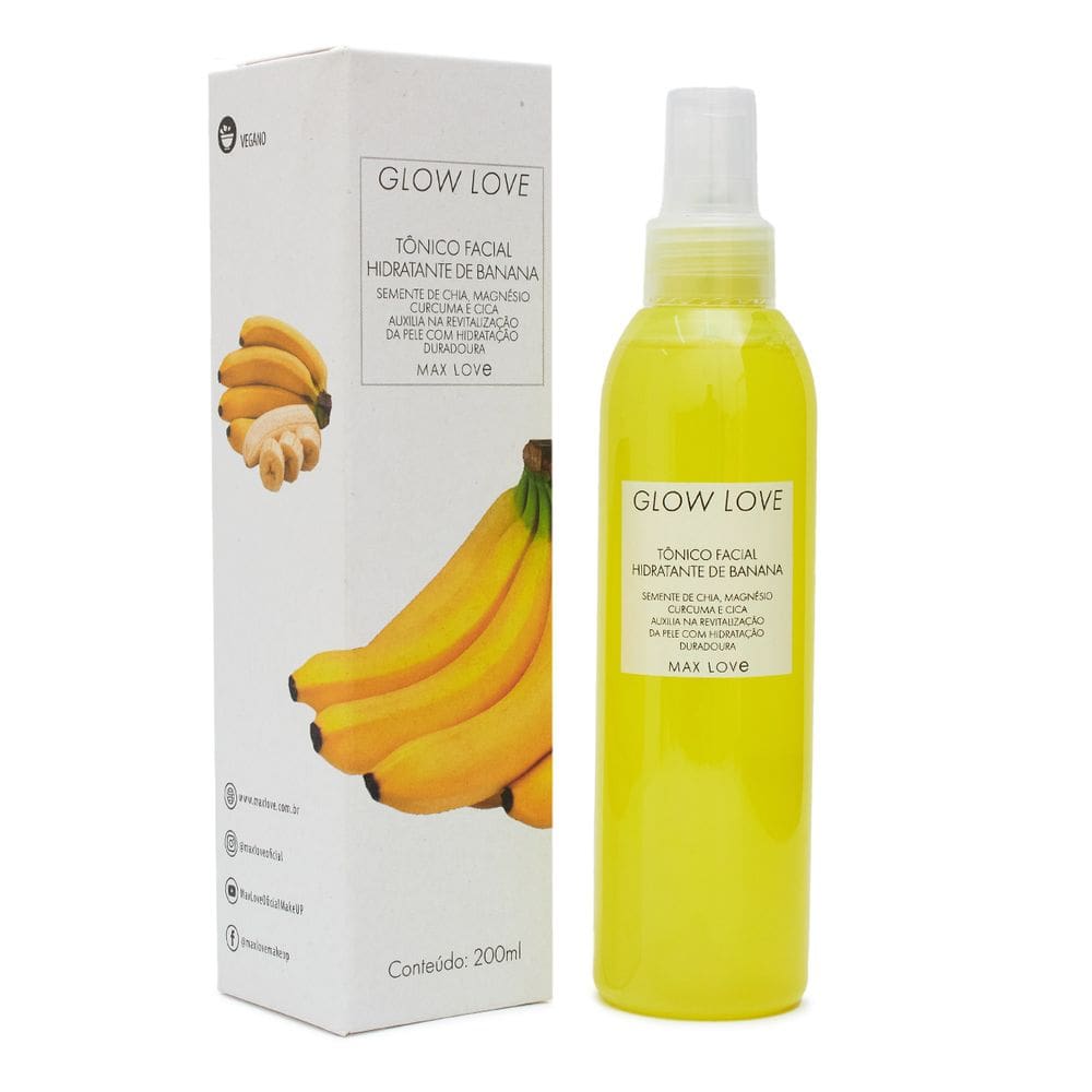 Tônico Facial Hidratante Glow Love Banana Max Love