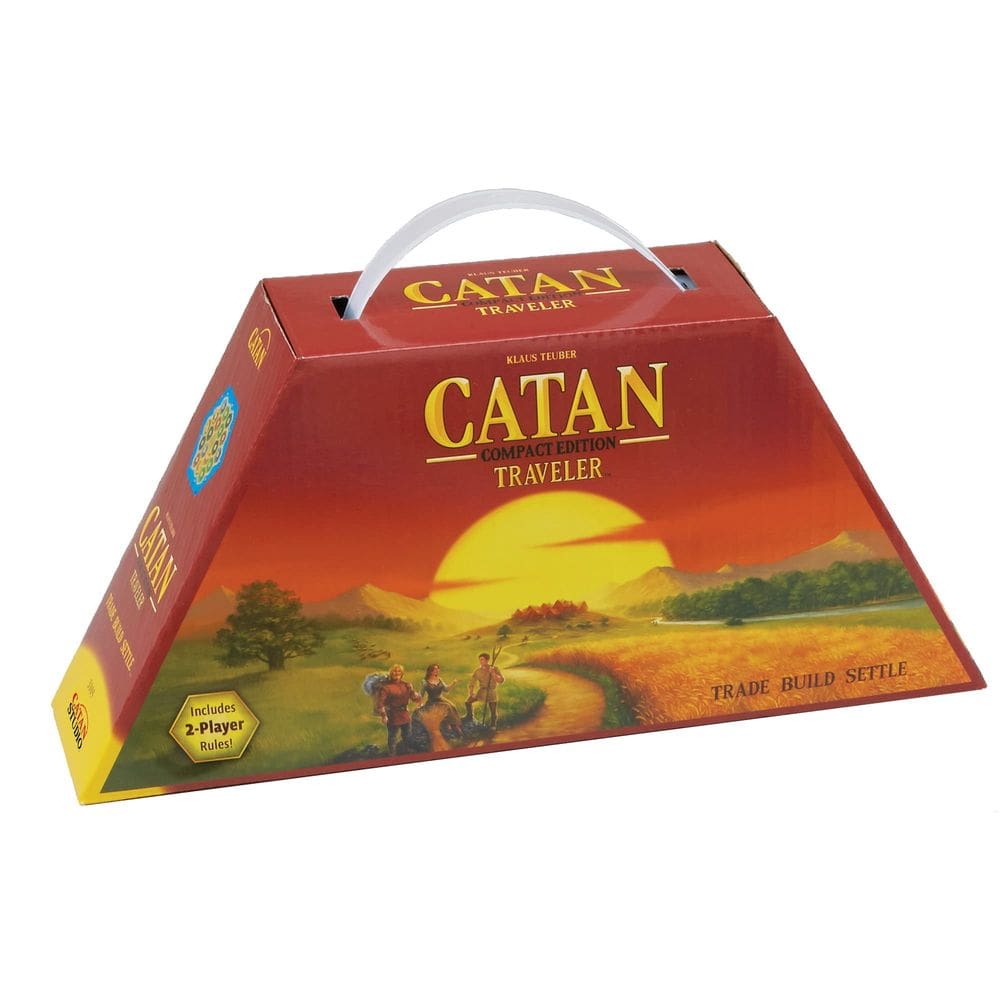 Jogo de Tabuleiro CATAN Traveler COMPACT EDITION para maiores de 10 a 4 jogadores