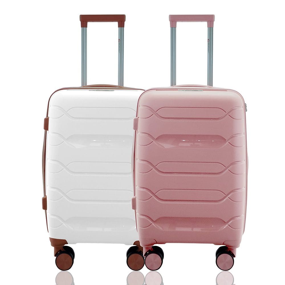 Kit Duas Malas De Bordo 10kg em Polipropileno Rodas 360º - Gladiador P1MB
