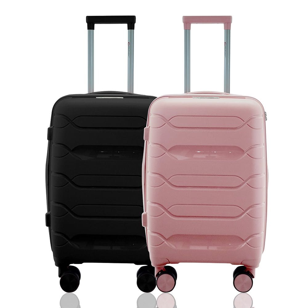Kit Duas Malas De Bordo 10kg em Polipropileno Rodas 360º - Gladiador P1MB