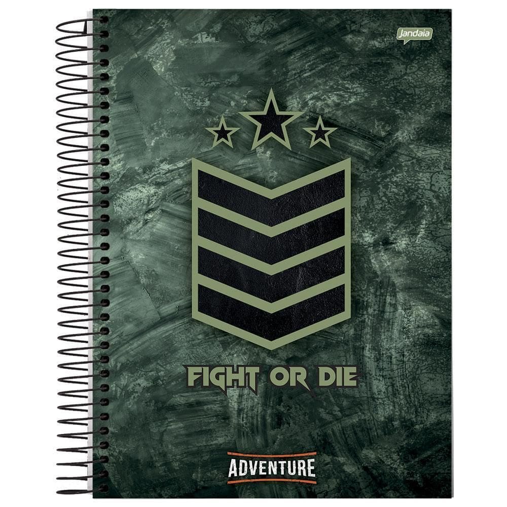 Caderno Univ 20 Matérias 320Fls Adventure Fight Jandaia
