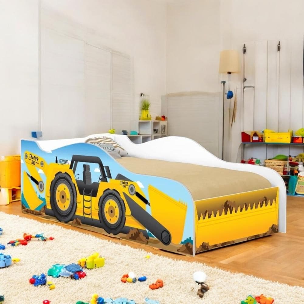 Cama infantil solteiro com proteção para Menina e Menino