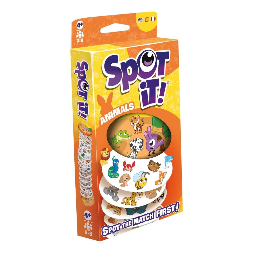 Jogo de percepção visual Zygomatic Spot It! Animais 2024